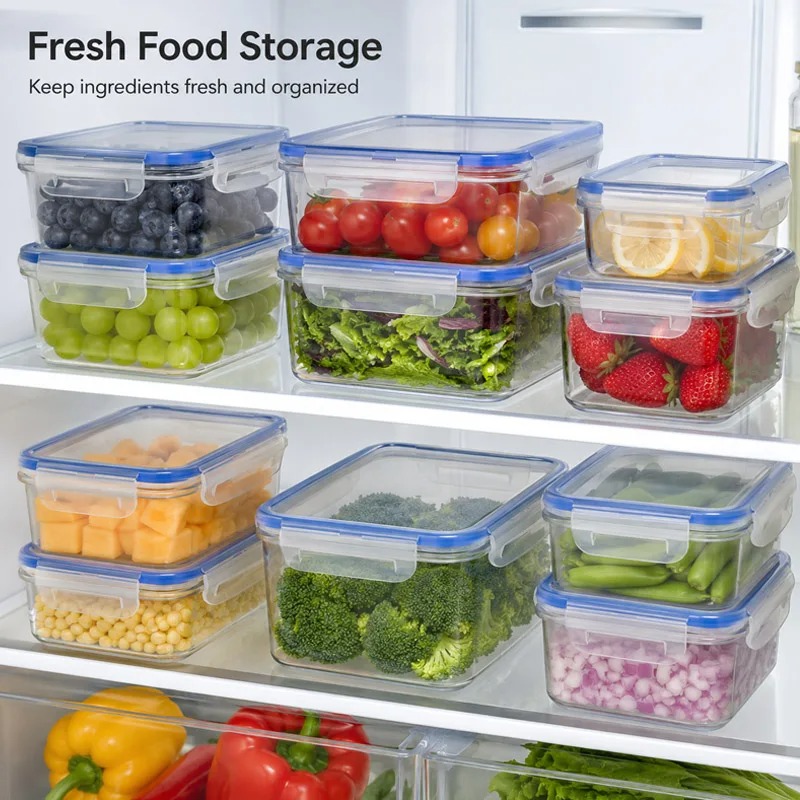 Food Storage Refrigerator - Contenitore per Frigorifero in Plastica per