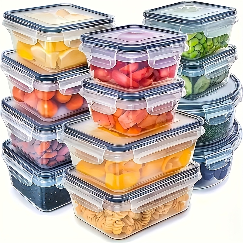 Food Storage Quart - Set da 8 Pezzi: 4 Contenitori