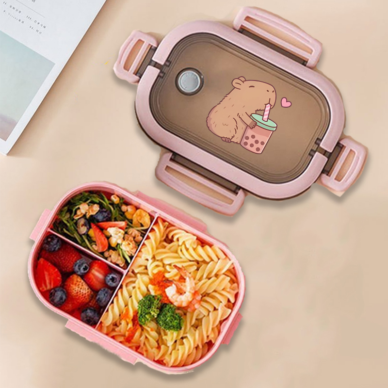 Food Storage Organizer - Capybara Bento Lunch Box Anime Animali