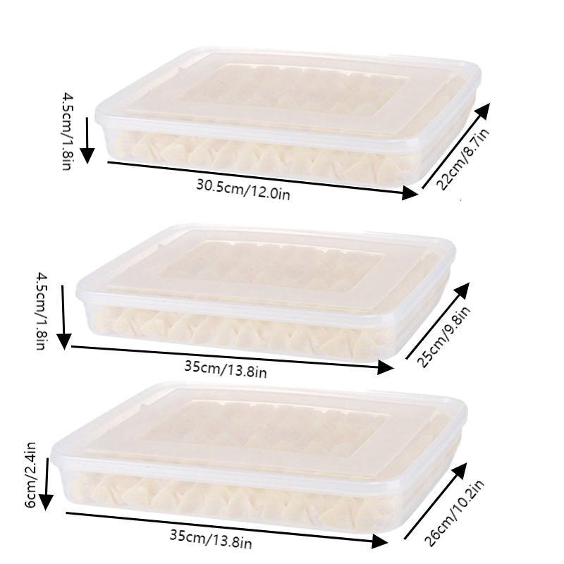 Food Storage Refrigerator - Contenitore Trasparente per Alimenti, Organizer per