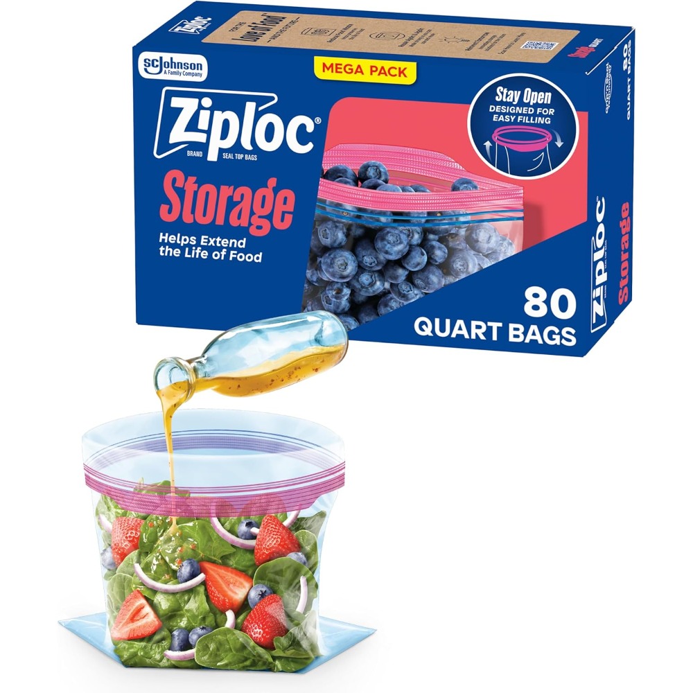 Food Storage Quart - Sacchetti per Alimenti Stand Up Quart,