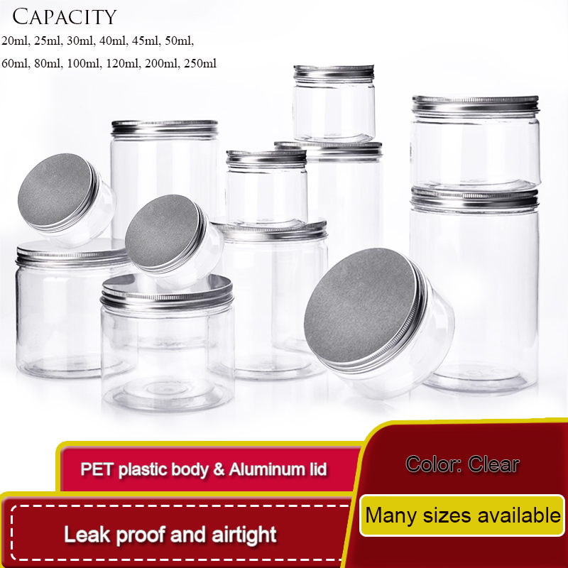 Food Storage Aluminum Containers - Barattoli di stoccaggio 5-10P Tappo in