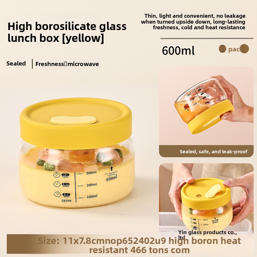 Food Storage Glass Box - Contenitore per alimenti in vetro Contenitore