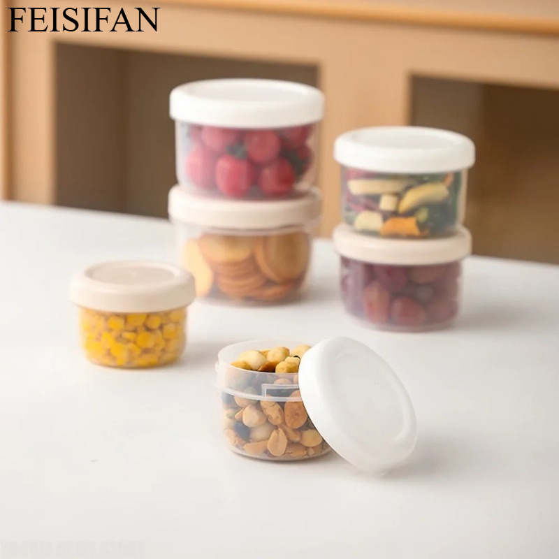 Food Storage Refrigerator - Contenitore Portatile Rotondo in Plastica per