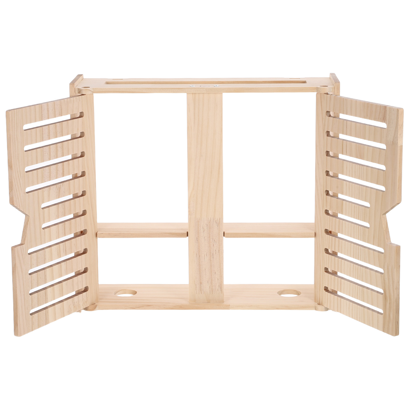 Food Storage Organizer - Mobiletto da Parete in Legno Naturale