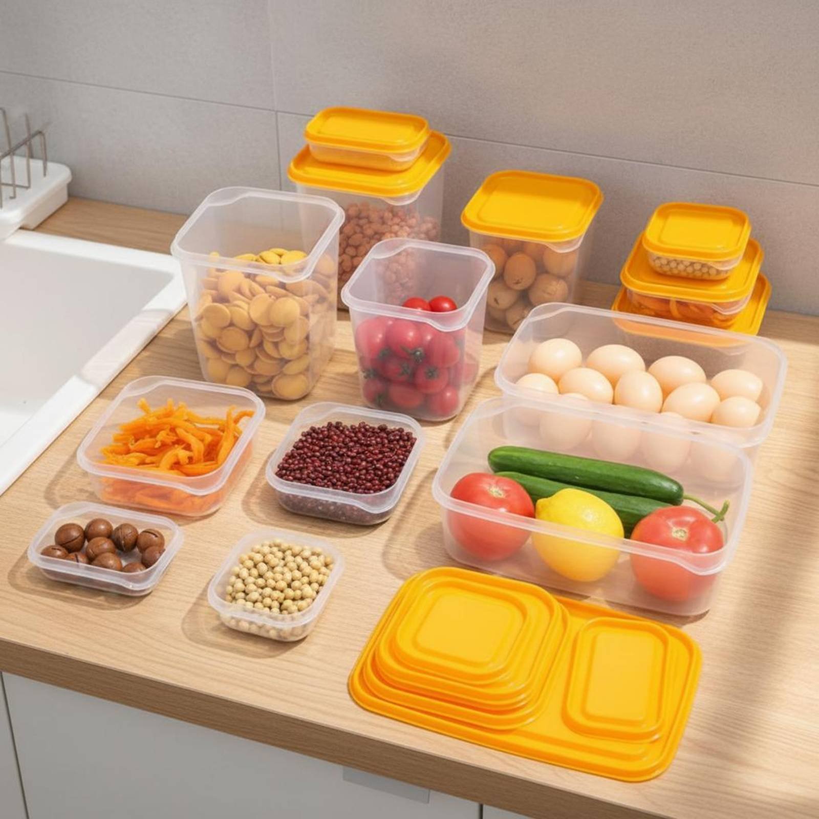 Set di 17 Contenitori per Frig - Food Storage Refrigerator recensione e prezzo