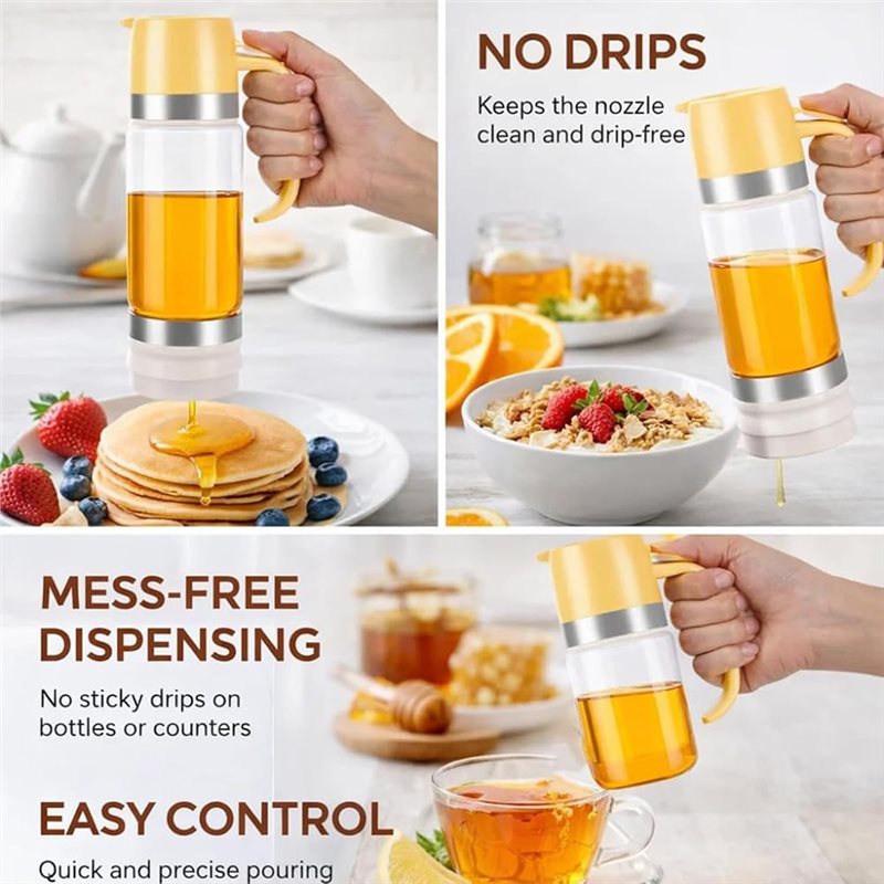 Dispenser per miele antigoccia - Food Storage Glass Box recensione e prezzo