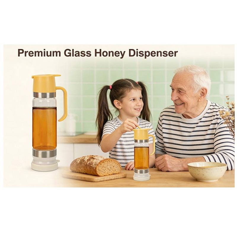 Dispenser per miele antigoccia - Food Storage Glass Box recensione e prezzo