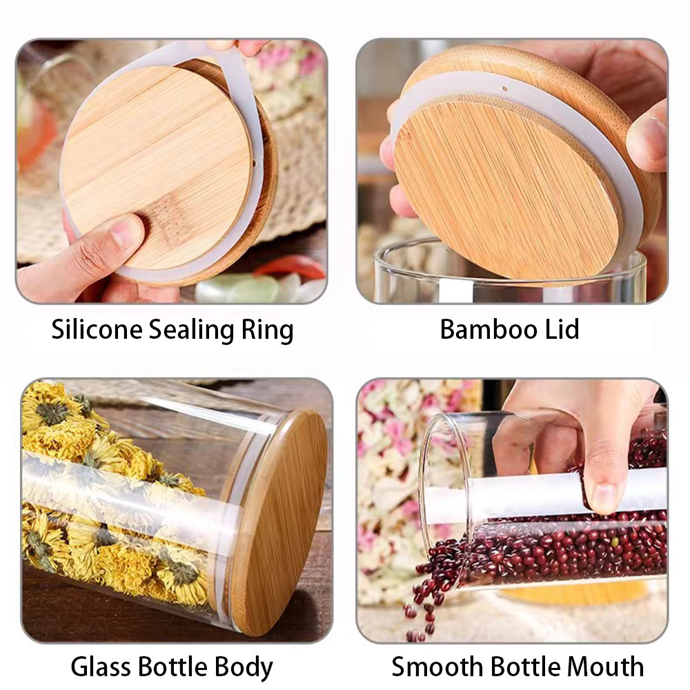 4/8 pz 250 ml 500 ml 1000 ml B - Food Storage Glass Box recensione e prezzo