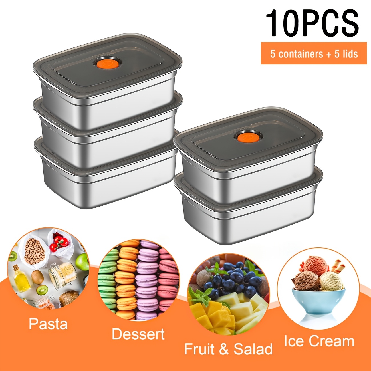 Set di 10 Contenitori per Alim - Food Storage Freezer recensione e prezzo