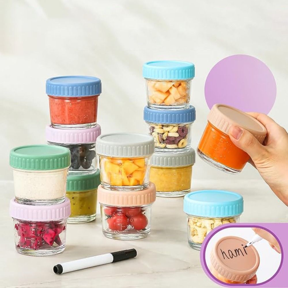 6 pezzi barattolo di vetro per - Food Storage Glass Box recensione e prezzo