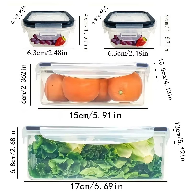 Set da 8 Pezzi: 4 Contenitori  - Food Storage Quart recensione e prezzo