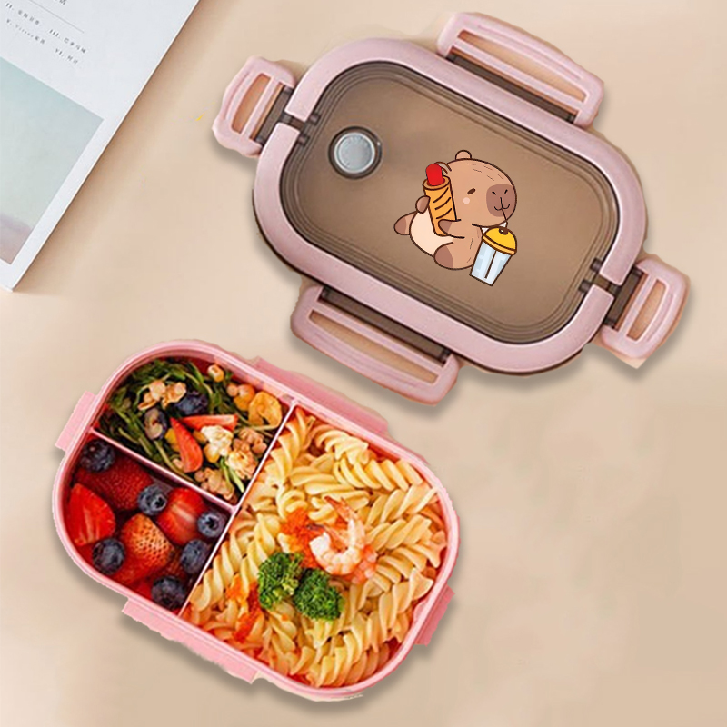 Capybara Bento Lunch Box Anime - Food Storage Organizer recensione e prezzo