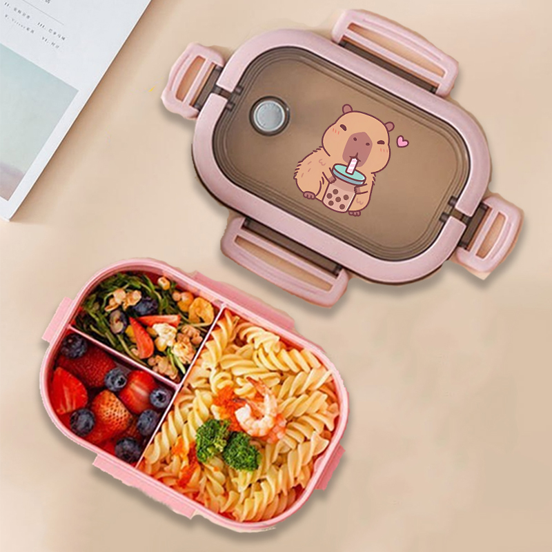 Capybara Bento Lunch Box Anime - Food Storage Organizer recensione e prezzo