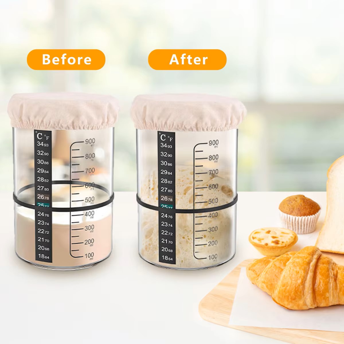 Set di Barattoli per Lievito N - Food Storage Glass Box recensione e prezzo