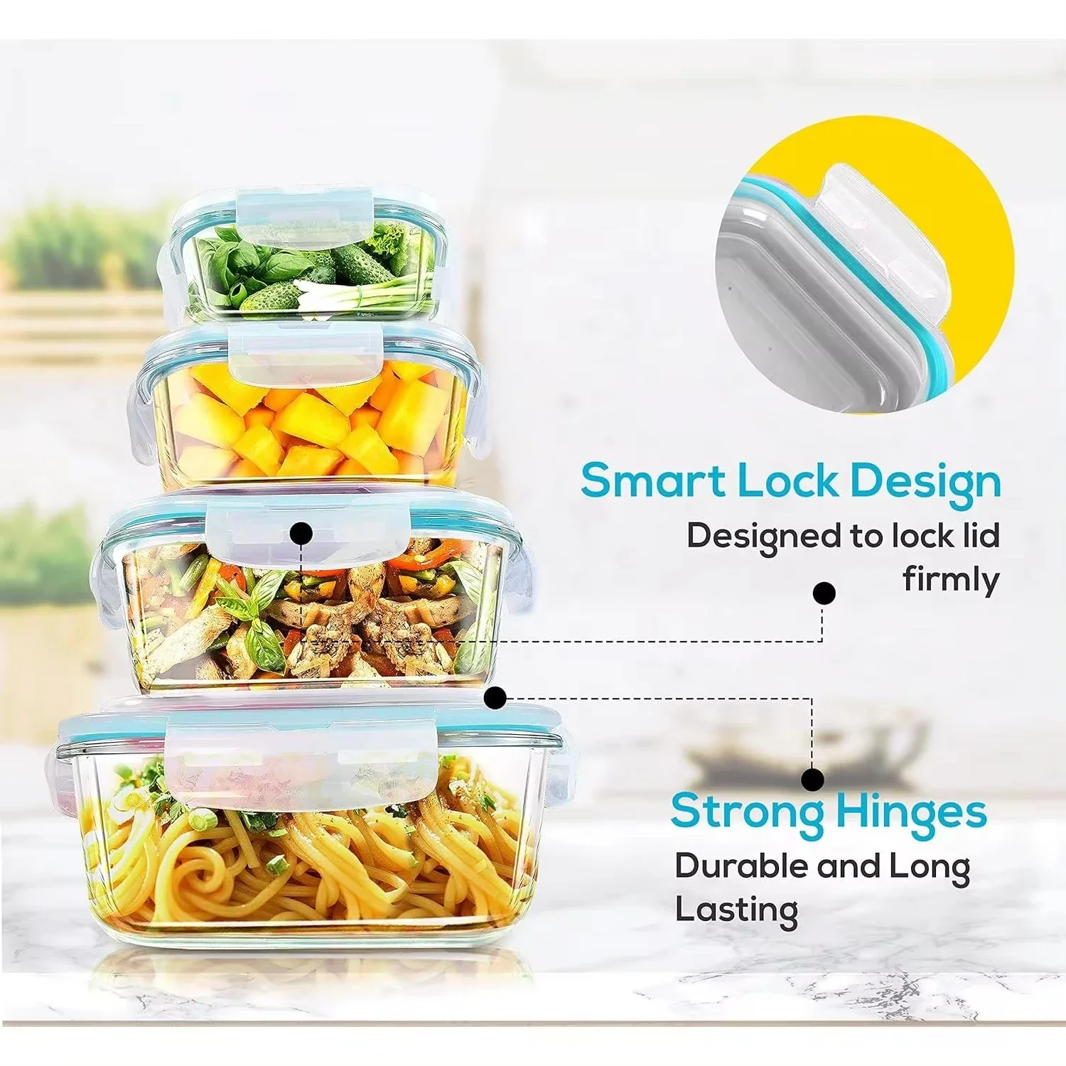 Contenitori per alimenti in ve - Food Storage Glass Box recensione e prezzo