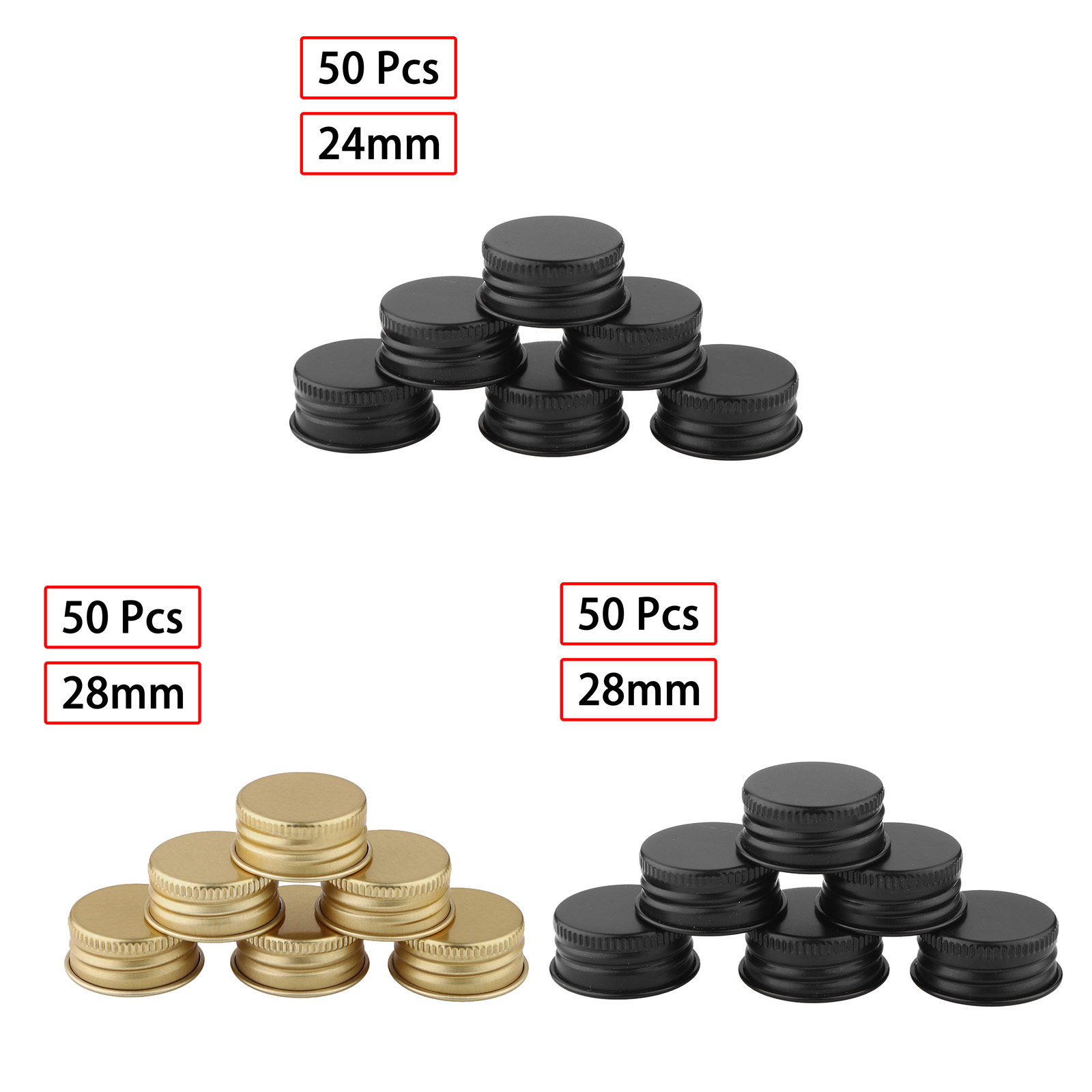 50 coperchi per tappi filettat - Food Storage Glass Box recensione e prezzo
